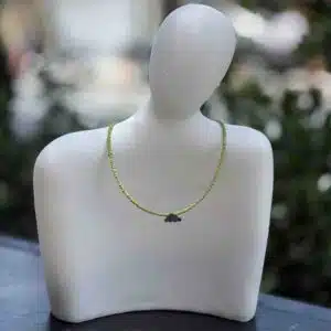 گردنبند پلاک طرح ابر کد (8559)