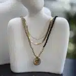 گردنبند پلاک طرح چشم نظر کد (8569)