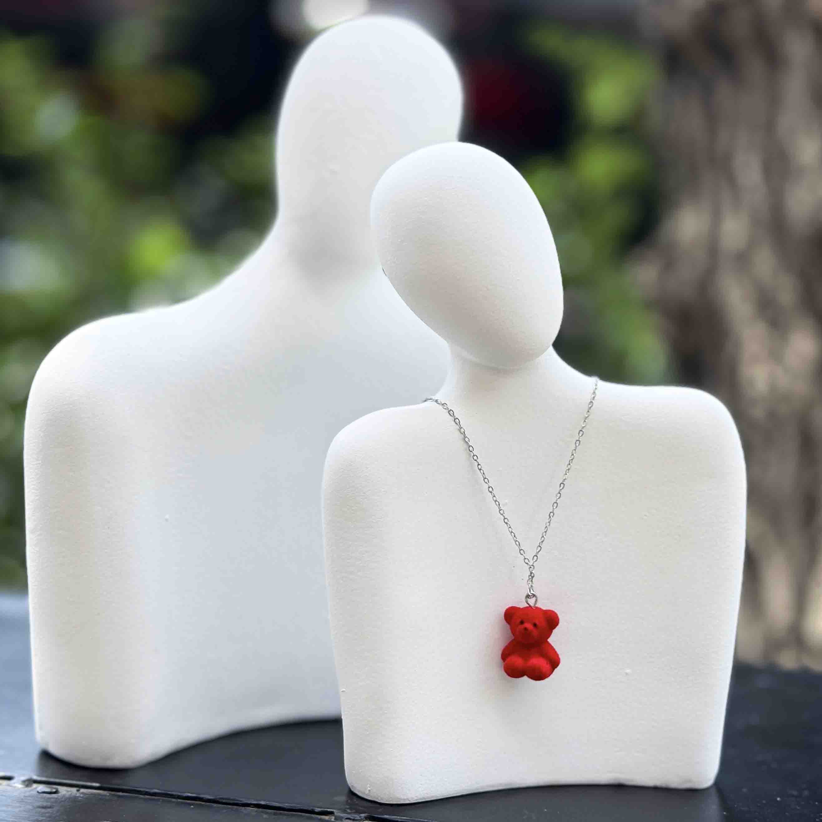 گردنبند پلاک خرس و خرگوش کد (8567)