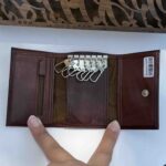 جاکلیدی و کیف پول چرم کویین کد (4895)