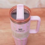 تراول ماگ مدل دسته دار گل دار Stanley کد (7071)